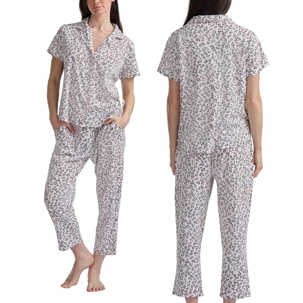 Karen Neuburger Women's M Pajama Set Black H0035